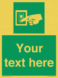 Custom Light Switch Sign